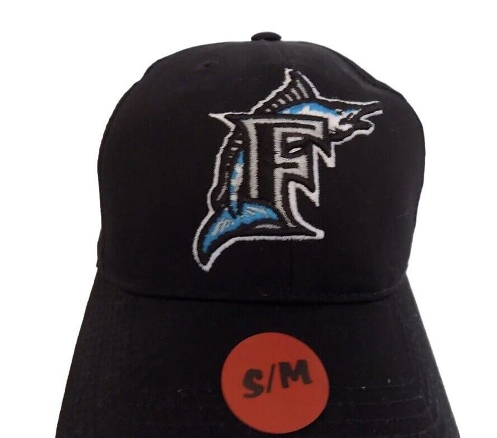 Florida Marlins hat adjustable black size Small/Medium unisex MLB NEW